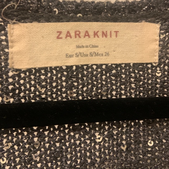 Zara Knit Sequined sweater - for parties and sparkle - Picture 4 of 5